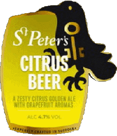 Citrus beer-Getränke Bier UK St  Peter's Brewery Citrus beer