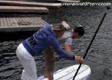 Humor -  Fun Sports Paddle Falls - Fail 