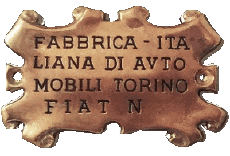 1889-Transporte Coche Fiat Logo 