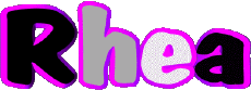 Vorname WEIBLICH - Frankreich R Rhea 