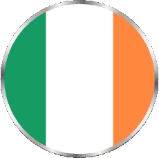 Flags Europe Ireland Round 