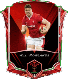 Sport Rugby - Spieler Wales Will Rowlands 