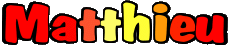 Nombre MASCULINO - Francia M Matthieu 