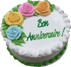 Nachrichten Französisch Bon Anniversaire Gateaux 007 