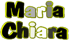 Vorname WEIBLICH - Italien M Zusammengesetzter Maria Chiara 