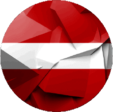 Drapeaux Europe Lettonie Rond 