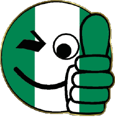 Flags Africa Nigeria Smiley - OK 