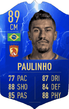 Multimedia Videospiele F I F A - Karten Spieler Brasilien Paulinho 
