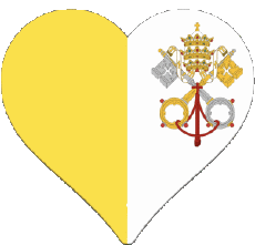 Fahnen Europa Vatikan Herz 