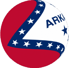 Fahnen Amerika U.S.A - States Arkansas Kugel - Würfel 