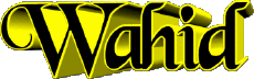 Nombre MASCULINO - Magreb Musulmán W Wahid 