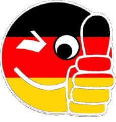 Drapeaux Europe Allemagne Smiley - OK 