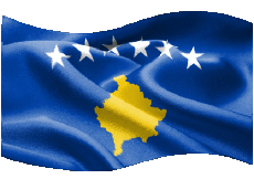 Bandiere Europa Kosovo Rettangolo 