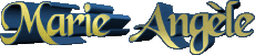 Nombre FEMENINO - Francia M Compuesto Marie Angèle 