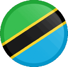 Bandiere Africa Tanzania Rond 