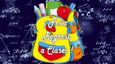 Messagi Spagnolo Feliz Regreso a Clases Sfondo animato 001 