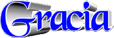 Prénoms FEMININ - Espagne G Gracia 