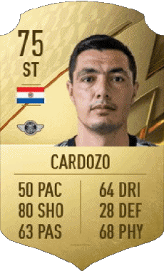 Multimedia Videospiele F I F A - Karten Spieler Paraguay Óscar Cardozo 