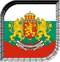 Bandiere Europa Bulgaria Quadrato 