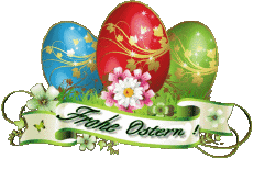 Mensajes Alemán Frohe Ostern 07 
