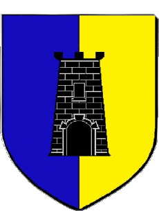 Blasone-Bandiere Francia Dipartimenti - Città 37 JOUE LES TOURS Blasone