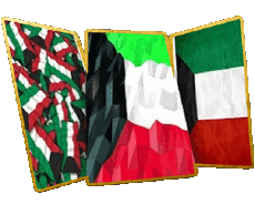 Bandiere Asia Kuwait Forma 01 