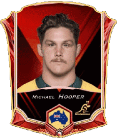 Sport Rugby - Spieler Australien Michael Hooper 