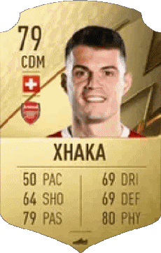 Multimedia Vídeo Juegos F I F A - Jugadores  cartas Suiza Granit Xhaka 
