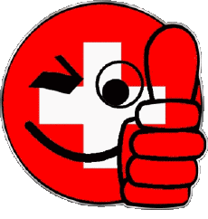 Banderas Europa Suiza Smiley - OK 
