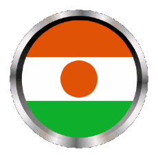 Drapeaux Afrique Niger Rond - Anneaux 