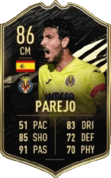 Multimedia Vídeo Juegos F I F A - Jugadores  cartas España Daniel Parejo Muñoz 