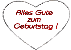 Messages German Alles Gute zum Geburtstag Herz 001 
