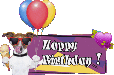 Messages English Happy Birthday Animals 006 