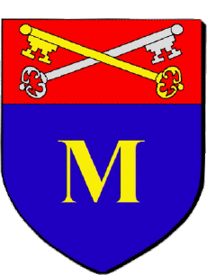 Blasón-Banderas Francia Departamentos - Ciudades 84 MORNAS 