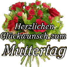 Messages German Herzlichen Glückwunsch zum Muttertag 04 