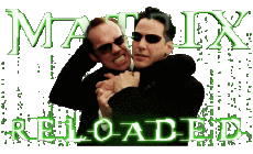 Multi Média Cinéma International Matrix 02 Reloaded Logo Français 