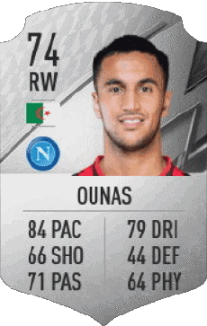 Multimedia Videospiele F I F A - Karten Spieler Algerien Adam Ounas 