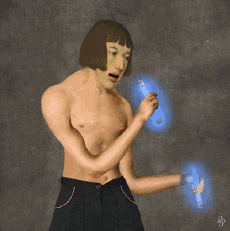 Humor -  Fun GIF Artists Scorpion Dagger 