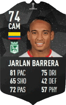 Multimedia Vídeo Juegos F I F A - Jugadores  cartas Colombia Jarlan Barrera 