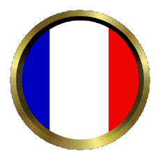 Bandiere Europa Francia Nazionale Rotondo - Anelli 