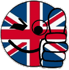 Bandiere Europa UK Faccina - OK 