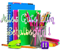 Mensajes Alemán Alles Gute zum Schulbeginn Fondo transparente 004 