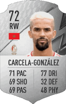 Videogiochi F I F A - Giocatori carte Marocco Mehdi Carcela-González 