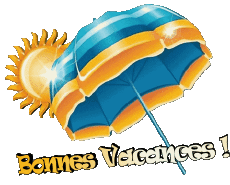 Messages Français Bonnes Vacances Fond Transparent 07 