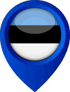 Fahnen Europa Estland Standort-Pin 