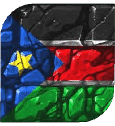 Banderas África Sudán del Sur Plaza 