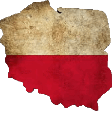 Drapeaux Europe Pologne Carte 