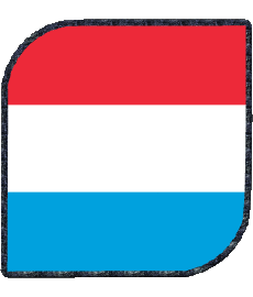 Drapeaux Europe Luxembourg Carré 