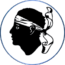 Banderas Francia Regiones Córcega Ronda 