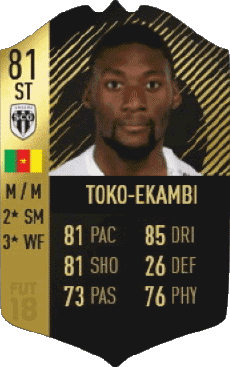 Multimedia Vídeo Juegos F I F A - Jugadores  cartas Camerún Karl Toko-Ekambi 